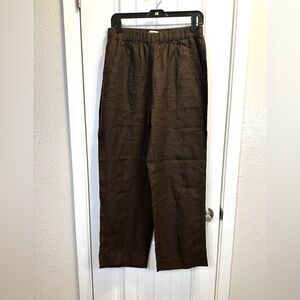 AYR Rich Brown linen pants